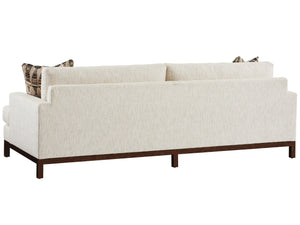 Lexington Barclay Butera Horizon Sofa - Luxurious Upholstered Design With Down Cushions And Elegant Bronze Metal Finish   5178-33br-40