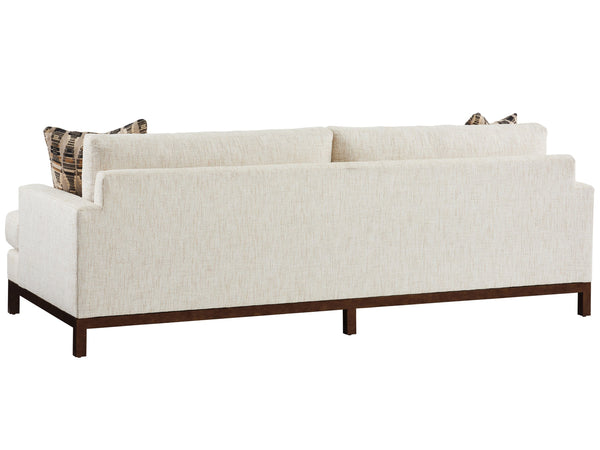 Lexington Barclay Butera Horizon Sofa - Luxurious Upholstered Design With Down Cushions And Elegant Bronze Metal Finish   5178-33br-40
