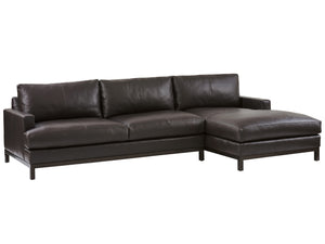 Lexington Barclay Butera Horizon Leather Sectional Sofa - Artisan-crafted Elegance For Stylish Living Spaces And Comfort   5178-50s-01-40
