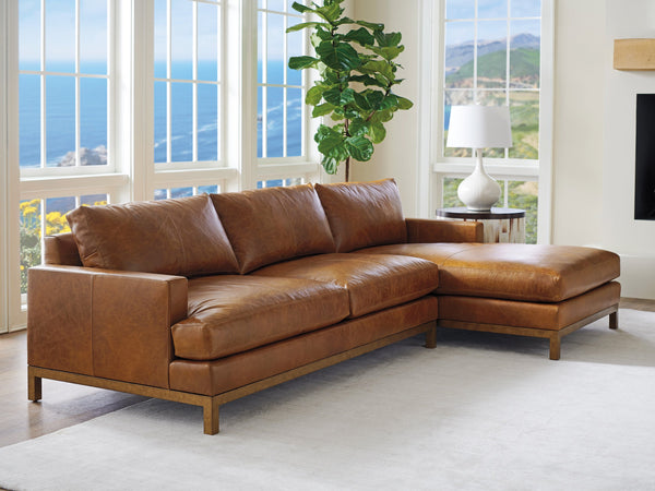 Lexington Barclay Butera Horizon Leather Sectional Sofa - Artisan-crafted Elegance For Stylish Living Spaces And Comfort   5178-51s-02-40