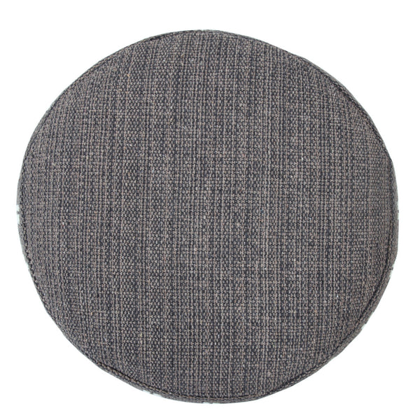 Homeroots 18" Gray 100% Cotton Ottoman  Cotton 517913