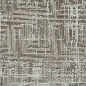 Homeroots 18" Gray Polyester Blend Ottoman  Polyester 517927