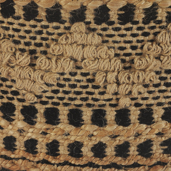 Homeroots 18" X 18" X 14" " Tan Pouff  Jute 517949