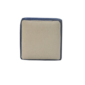 Homeroots 18" Blue 100% Cotton Ottoman  Cotton 517961