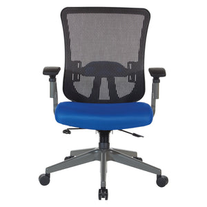 OSP Home Furnishings Vertical Mesh Back Ergonomic Office Chair with Lumbar Support and Pneumatic Lift 889-7TG1N4421G