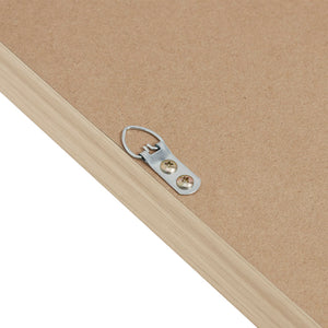 JLA Home INK+IVY - Hand Hand-Embellished Abstract 2-Piece Framed Canvas Set — Natural Wood-Tone Frames, Subtle Boho Texture (16x20 each) II95C-0150