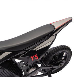 English Elm 24v 250w Kids Off-road Electric Motorcycle with Led Lights Bluetooth and Rear Suspension W1578P203984