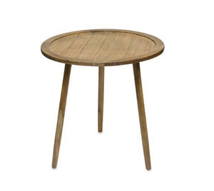 Homeroots Set Of Three 24" Brown Round End Tables   518015