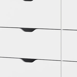 HomeRoots 42" White Six Drawer Dresser - Sleek Storage Solution for Modern Spaces, Perfect for Any Room Décor 6 518026