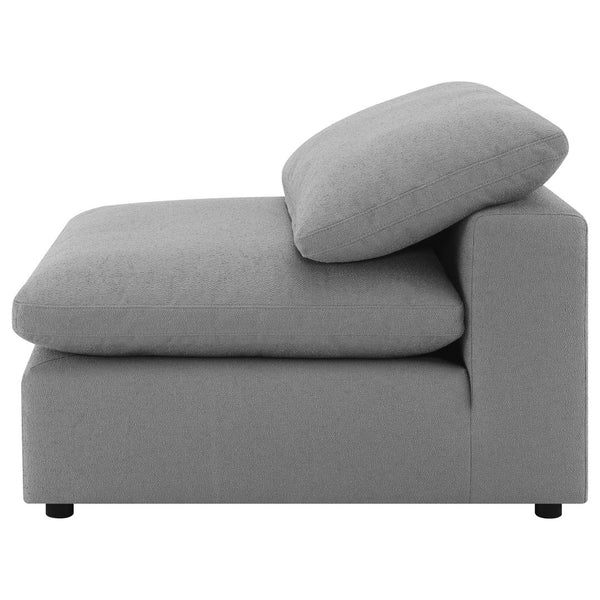 English Elm Segoura Five Piece Bouclé Modular Sectional Soft Low Profile Living Room Sofa B062S01653