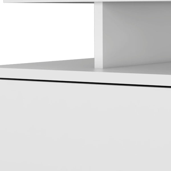 Homeroots 12" Wood One Drawer Floating Nightstand   518169