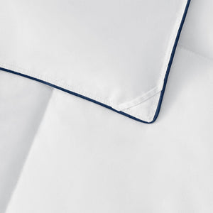 HomeRoots White King Washable Comforter – Luxurious Down & Feather Blend, Hypoallergenic, All-Season Cozy Sleep 518183