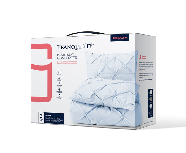 HomeRoots Blue King Microfiber Comforter – Hypoallergenic, All-Season, Washable, Soft & Cozy for Allergy-Free Sleep 518188