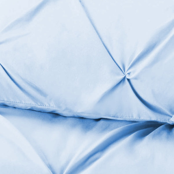 HomeRoots Blue King Microfiber Comforter – Hypoallergenic, All-Season, Washable, Soft & Cozy for Allergy-Free Sleep 518188