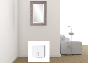 Homeroots 26" White Accent Cabinet With One Shelf  Mdf 518203