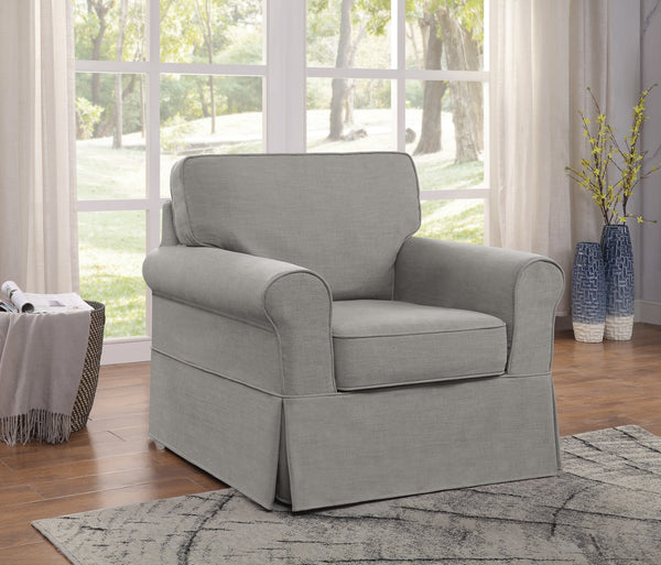 OSP Home Furnishings Ashton Chair Fog