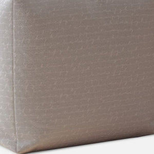 Homeroots 17" Gray Cotton Pouf Ottoman   518293