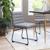 Pago Dining Chair - Set of 2 Gray 110070 Zuo Modern