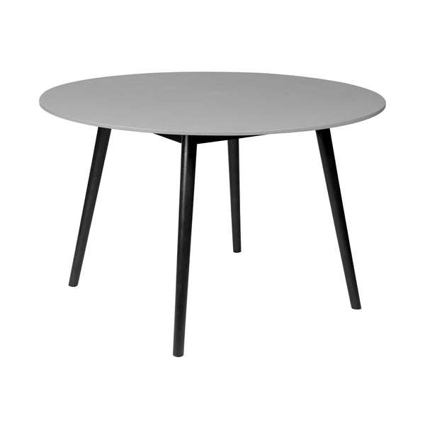 Homeroots 47" Gray Rounded Stone Outdoor Dining Table   518612
