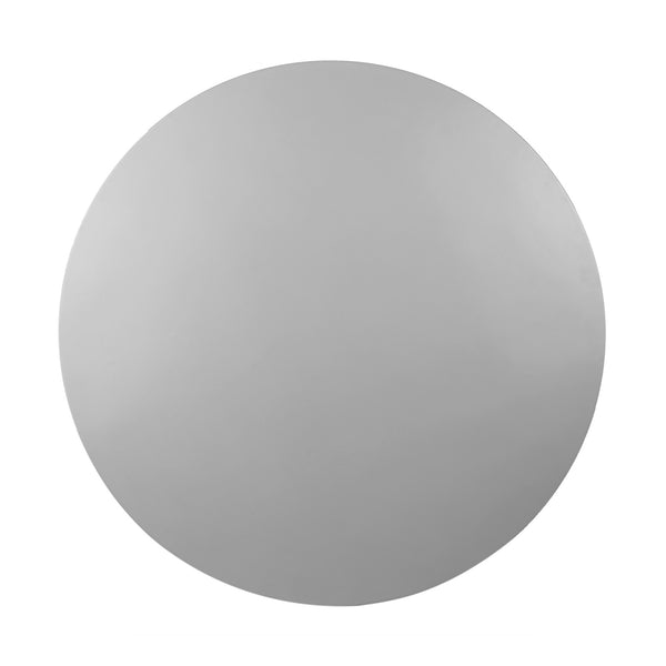 Homeroots 47" Gray Rounded Stone Outdoor Dining Table   518612