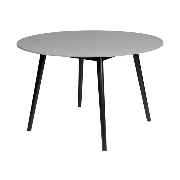 Homeroots 47" Gray Rounded Stone Outdoor Dining Table   518612