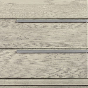 Homeroots 63" Gray Solid Wood Six Drawer Double Dresser  Solid Wood 518616