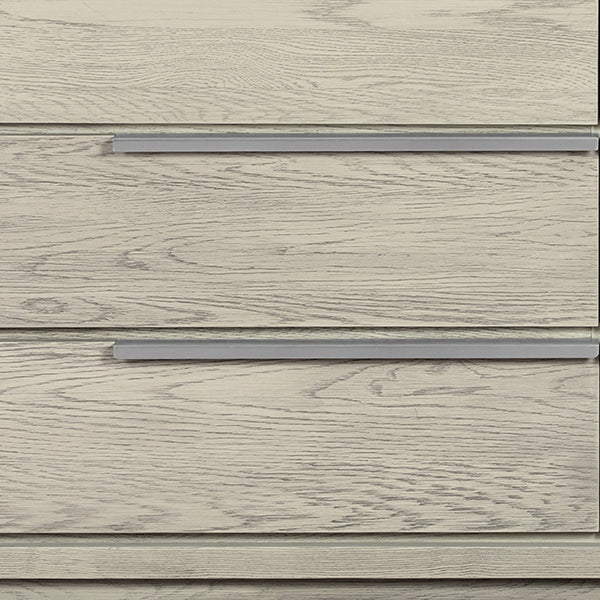 Homeroots 63" Gray Solid Wood Six Drawer Double Dresser  Solid Wood 518616