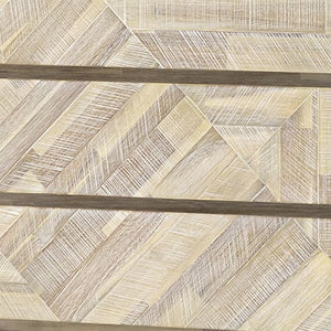 Homeroots 61" Natural Solid Wood Six Drawer Double Dresser  Solid Wood 518619