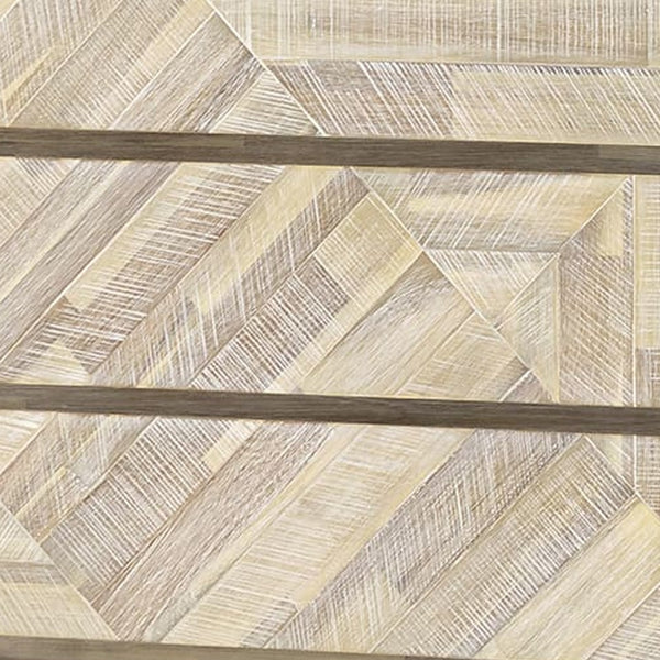 Homeroots 61" Natural Solid Wood Six Drawer Double Dresser  Solid Wood 518619