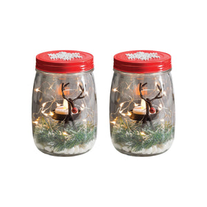 Reindeer Lightscape - Set of 2 518720/S2 Elk Home