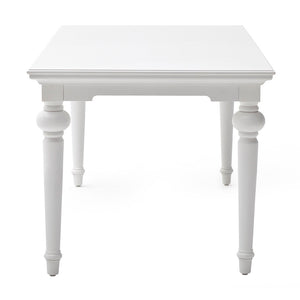 Homeroots 79" White Solid Wood Dining Table   518759