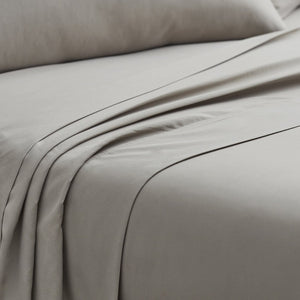 English Elm Weekender Tencel Sheet Set - Luxurious Split Cal King Bedding In Sandstone For Ultimate Comfort B350P394960-GIGA