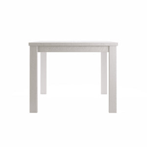 Homeroots 63" White Solid Wood Dining Table White  518912