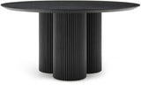 Simba Black Dining Table 518Black-T Meridian Furniture