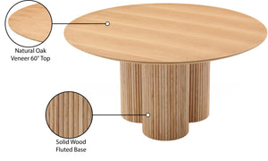 Simba Natural Dining Table 518Oak-T Meridian Furniture