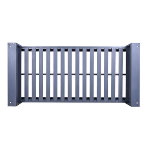 English Elm TOPMAX Twin Size Porch Swing Bed Crafted from Durable Acacia Wood with 400lb Capacity and Hemp Ropes Gray N717P210135E