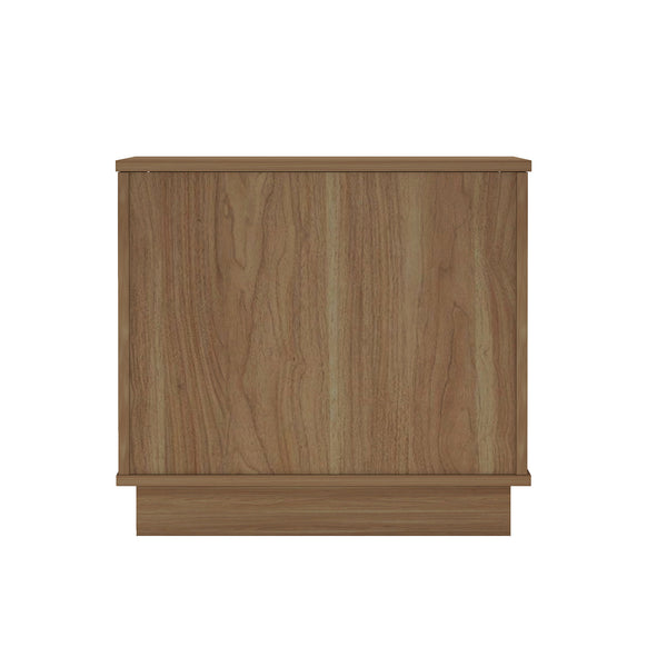 English Elm Horizon 22" Nightstand with Push-to-Open Drawers, Whitewashed Wood Grain, Sleek Handle-Free Design Maple B365P398188