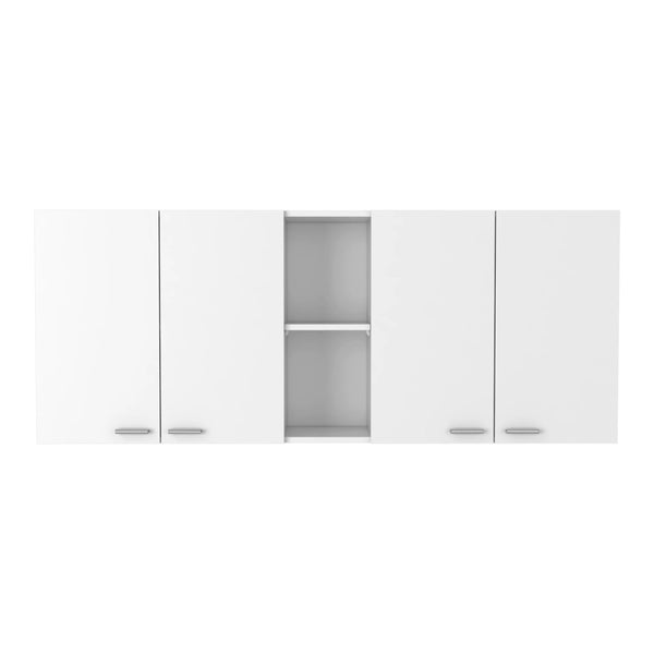 HomeRoots 41" Stylish Dark Brown and White Kitchen Island Set with Storage for Meal Prep and Dining Delight 519044