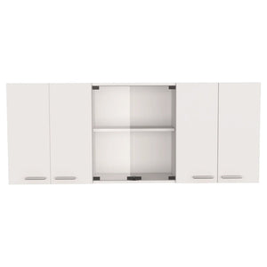 HomeRoots 41" Stylish Gray and White Wood Kitchen Island Set with Smart Storage for Modern Spaces 519045