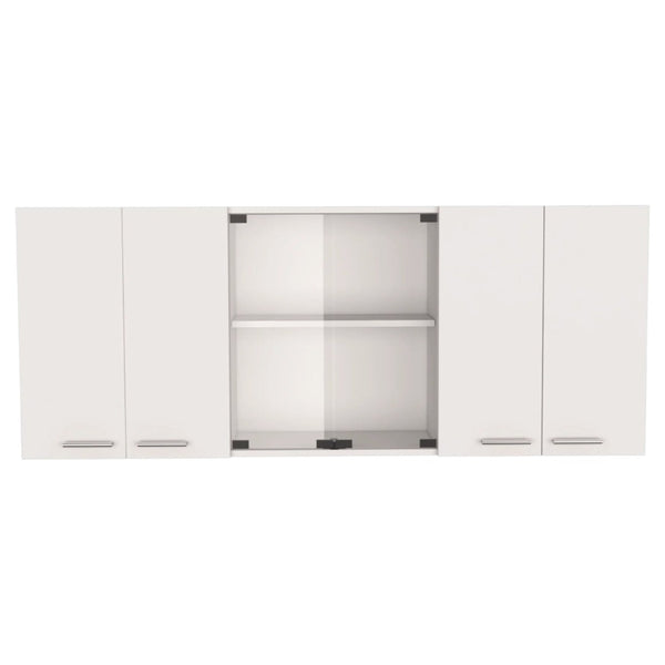 HomeRoots 41" Stylish Gray and White Wood Kitchen Island Set with Smart Storage for Modern Spaces 519045