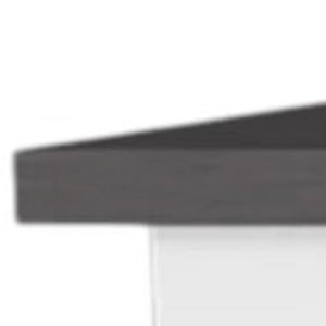 HomeRoots 41" Dark Brown and White Kitchen Island Set – Versatile, Stylish Storage & Seating for Modern Homes 519046