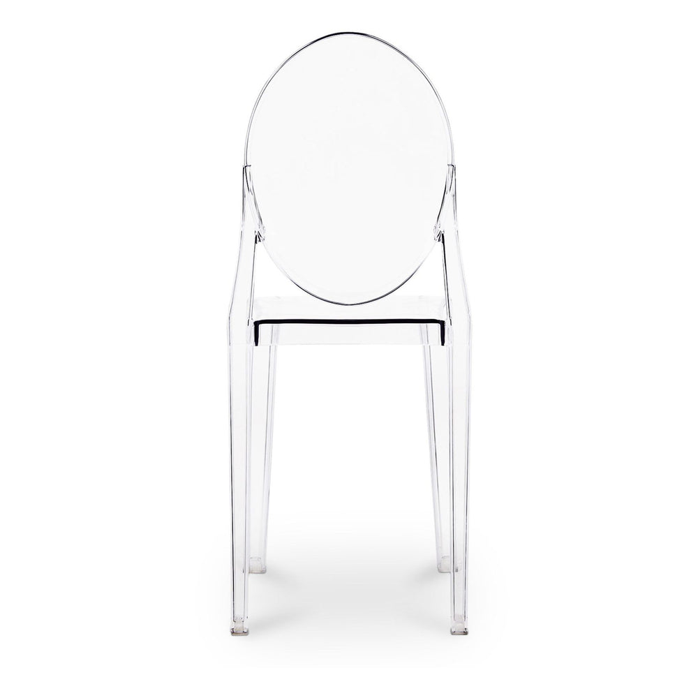 Homeroots Clear Transparent Acrylic Dining Chair  Acrylic 519059