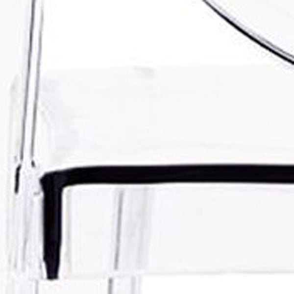 Homeroots Clear Transparent Acrylic Dining Chair  Acrylic 519059
