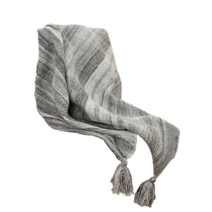 HomeRoots Gray Woven Pet Throw Blanket - Cozy 100% Polyester Comfort for Home & Outdoor Snuggling Needs 519083