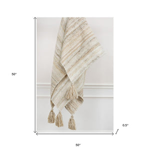 HomeRoots Beige Woven Pet Throw Blanket – Cozy, Durable, Reversible Design for Indoor and Outdoor Comfort 519084