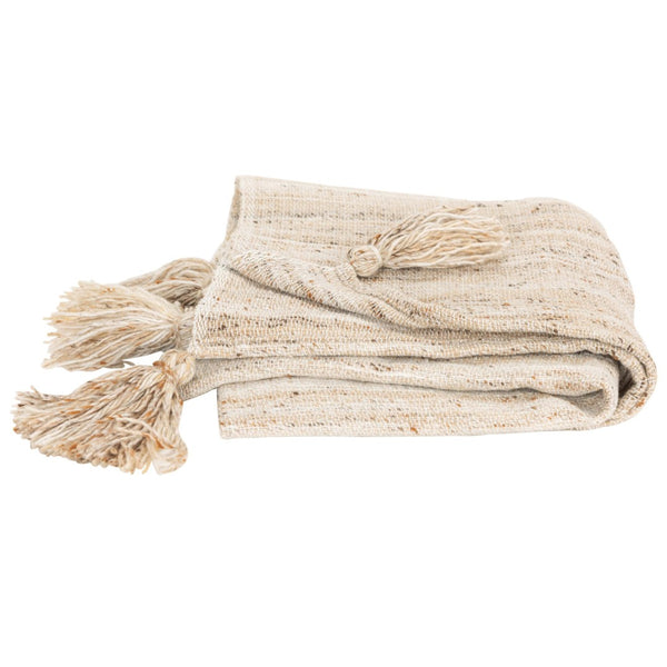HomeRoots Beige Woven Pet Throw Blanket – Cozy, Durable, Reversible Design for Indoor and Outdoor Comfort 519084