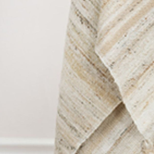HomeRoots Beige Woven Pet Throw Blanket – Cozy, Durable, Reversible Design for Indoor and Outdoor Comfort 519084