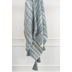 HomeRoots Blue Woven 100% Polyester Pet Throw Blanket – Cozy Abstract Design for Stylish Home & Outdoor Use 519085
