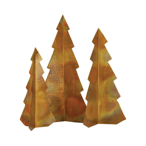 Rustique Christmas Tree - Set of 3 519093 Elk Home