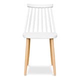 White Windsor Back Dining Side Chair - Stylish, Comfortable & Versatile Accent for Any Room